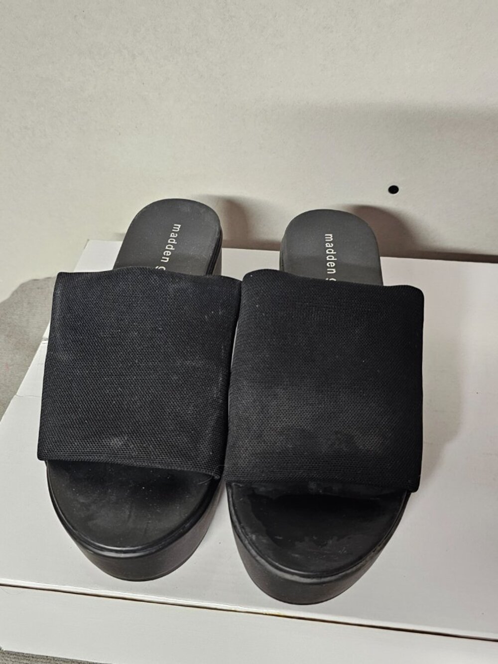 Black slip ons